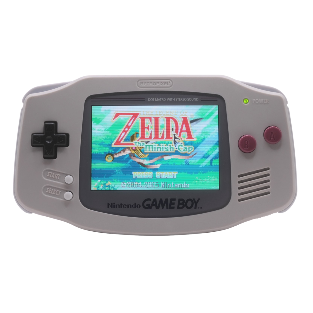 Modded Gameboy Advance (GBA) with IPS and USBC