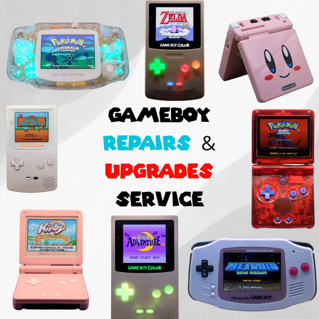 Gameboy Advance SP (GBA SP) Repair & Upgrade Service